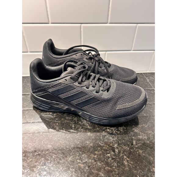 Adidas Men's Duramo SL Wide Athletic Sneakers Shoes Triple Running‎ Black Size 7 - Picture 2 of 9